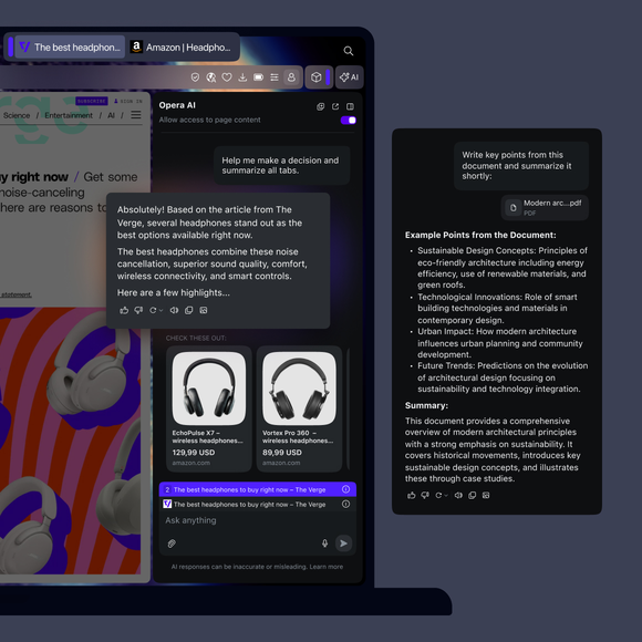 Summaries and explanations