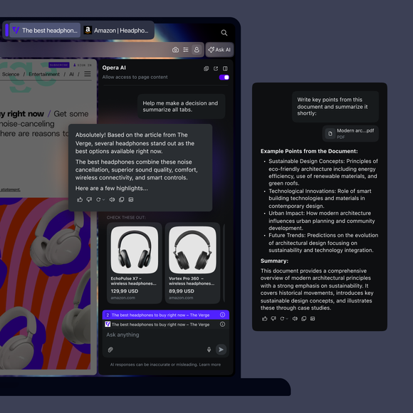 Summaries and explanations