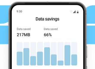 BROWSER WITHDATA SAVINGS