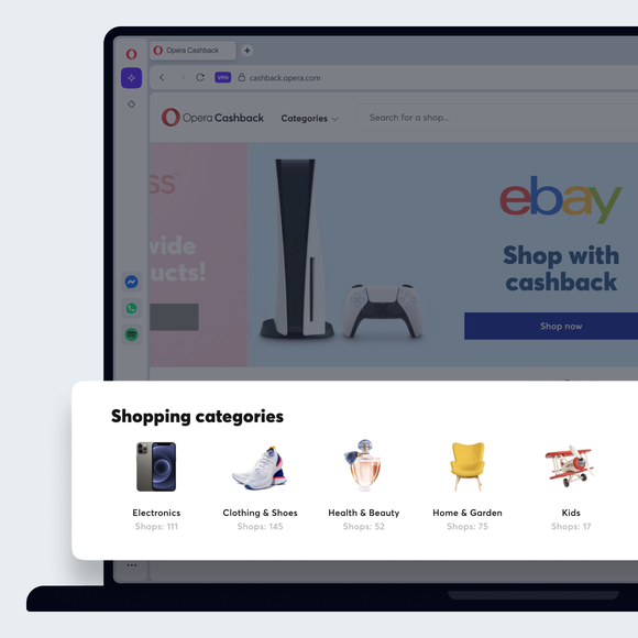 Shopping, deals and money back