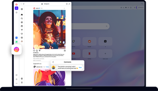 Masaüstünde Instagram