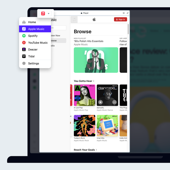 Службы потоковой передачи музыки