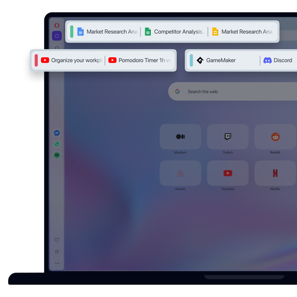Group your tabs with Tab Islands