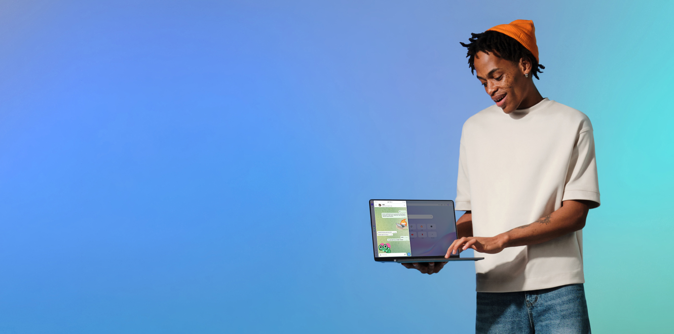 Get Telegram on desktop in Opera