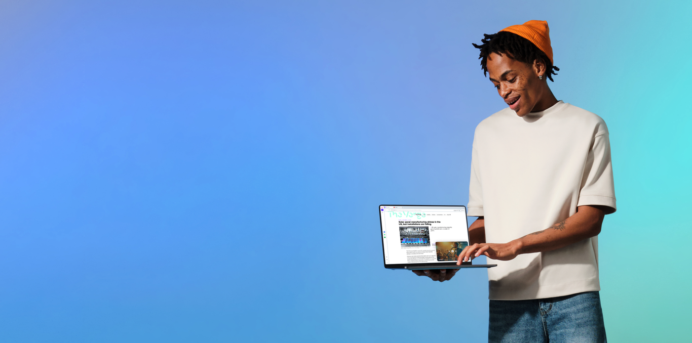 Recherchez sur le Web et regardez des vidéos en même temps