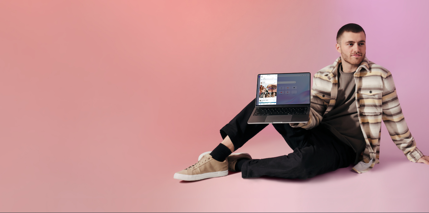 Chat in VKontakte on desktop in Opera