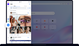 桌面上的 VKontakte