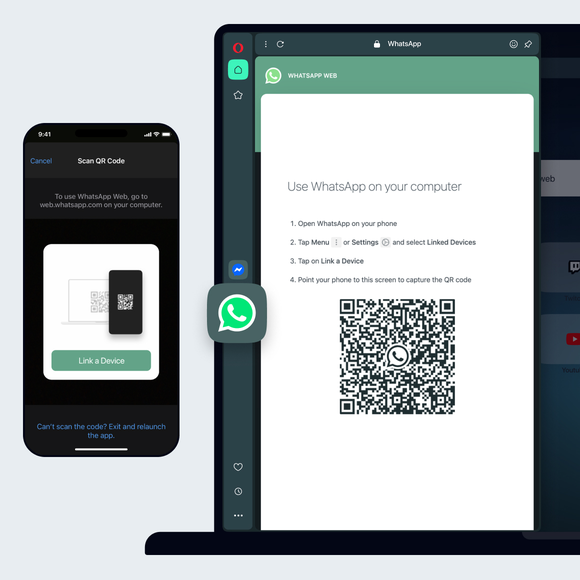 Синхронизация мобильного WhatsApp с настольным