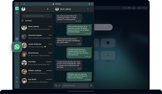데스크톱의 WhatsApp