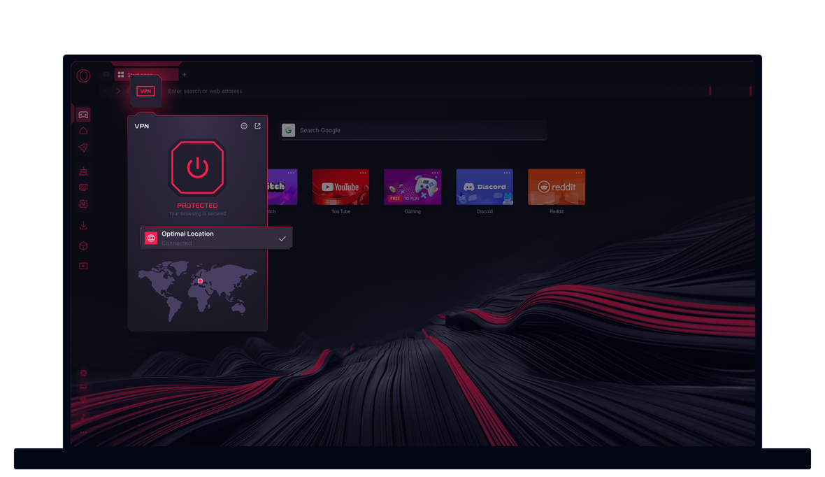 VPN grátis para Windows no GX