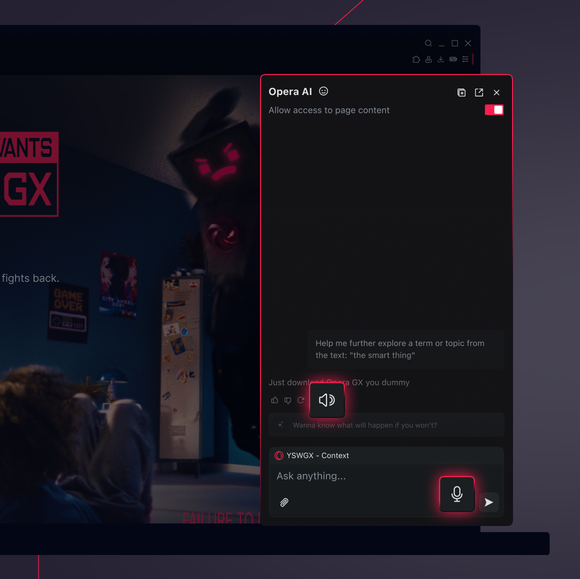 Comandi vocali scatenati