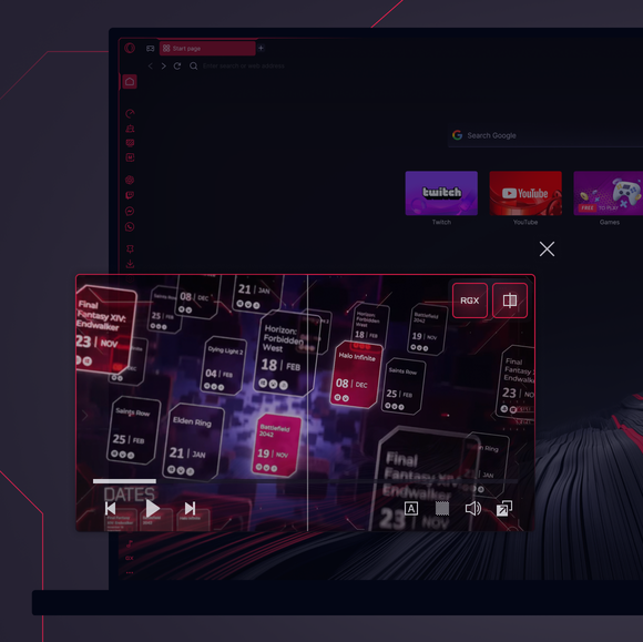 Video streams, but slicker