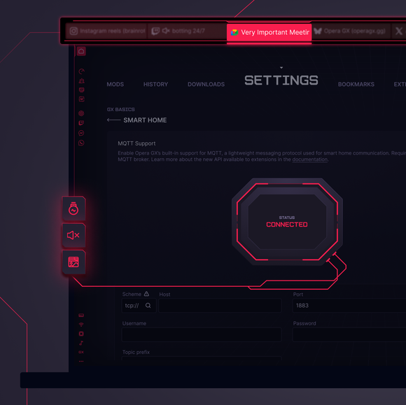 Керуйте своїм будинком з ваших вкладок