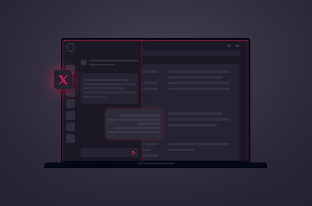X in browser