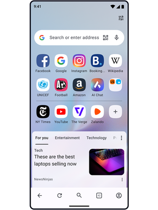 Dapatkan browser Opera untuk perangkat apa pun