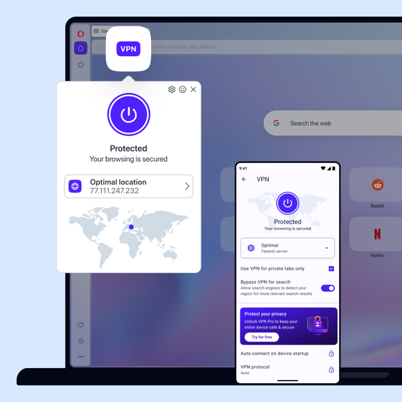 Opera Free VPN