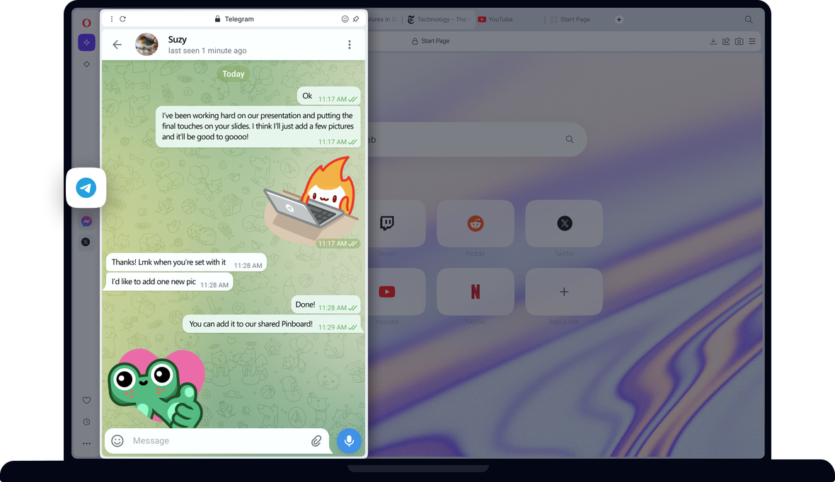 Telegram auf dem Desktop