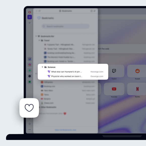 Bookmarks in Opera Customize, sync and manage browser bookmarks