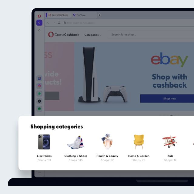 Opera Cashback | Get your money back | Opera browser