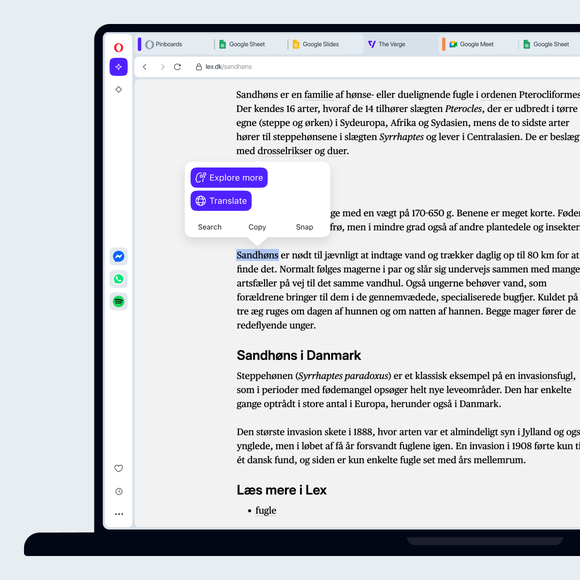 Destaque e traduza instantaneamente