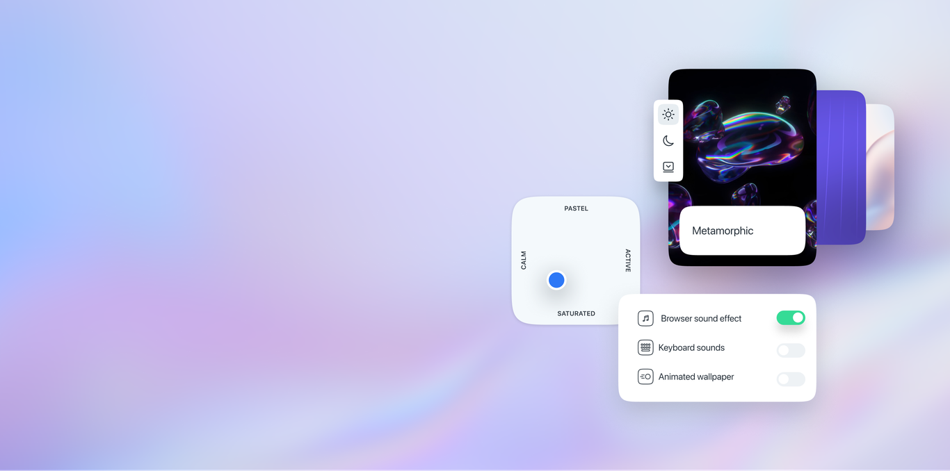 Transform your browser with Opera Themes.