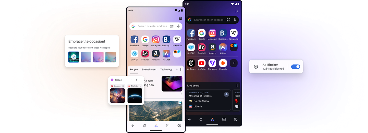 Trình duyệt Opera cho Android