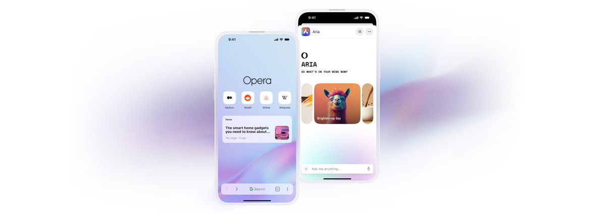 Navegador Opera para iOS