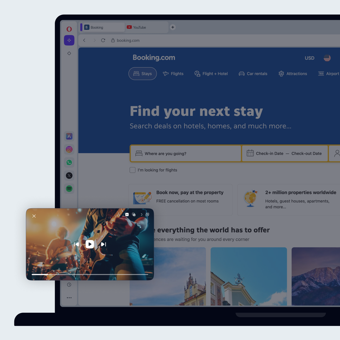 Video Popout | Bild-in-Bild Video | Opera Browser