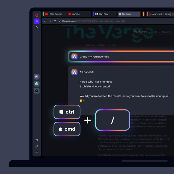 Command your tabs