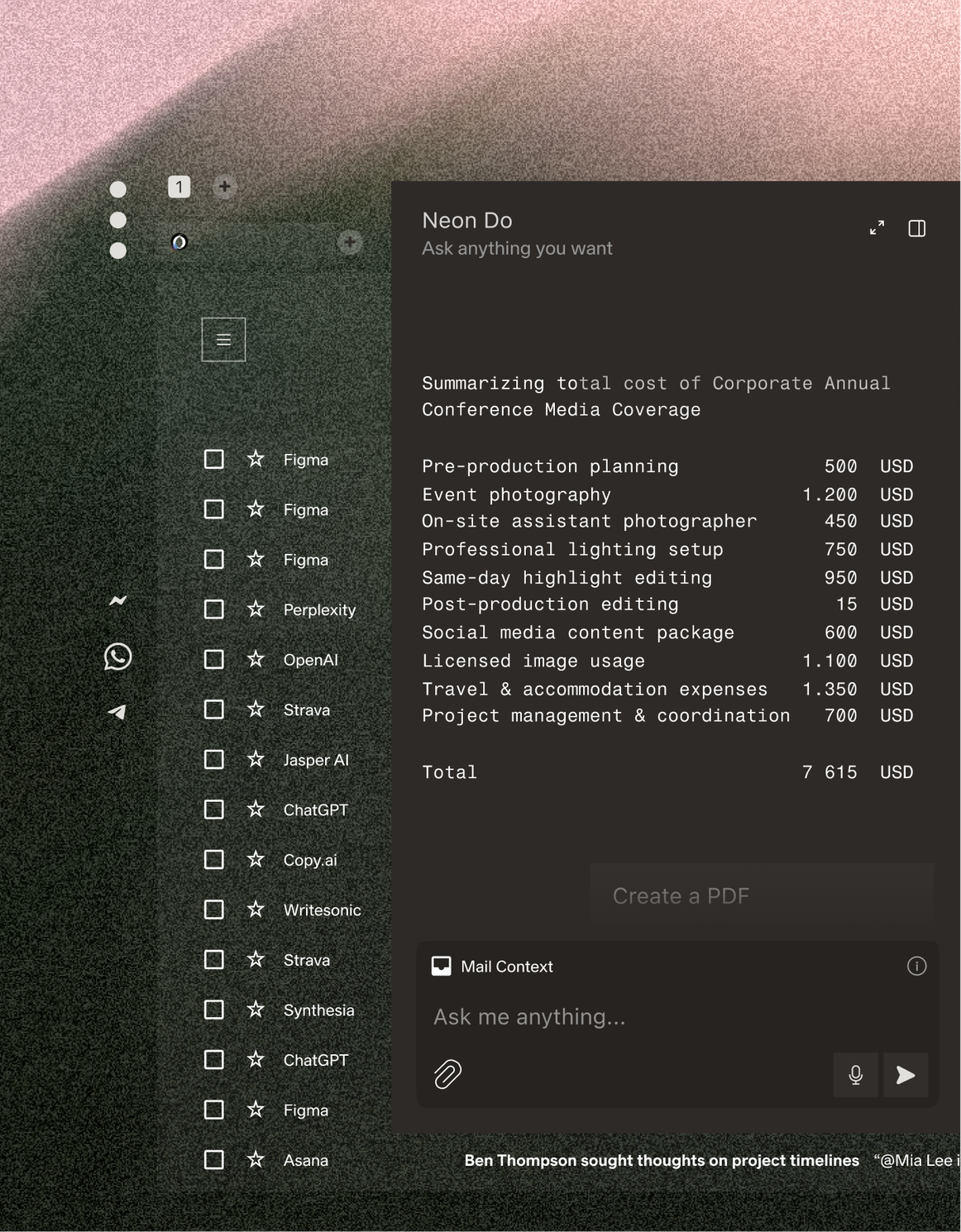 The browser that creates with you